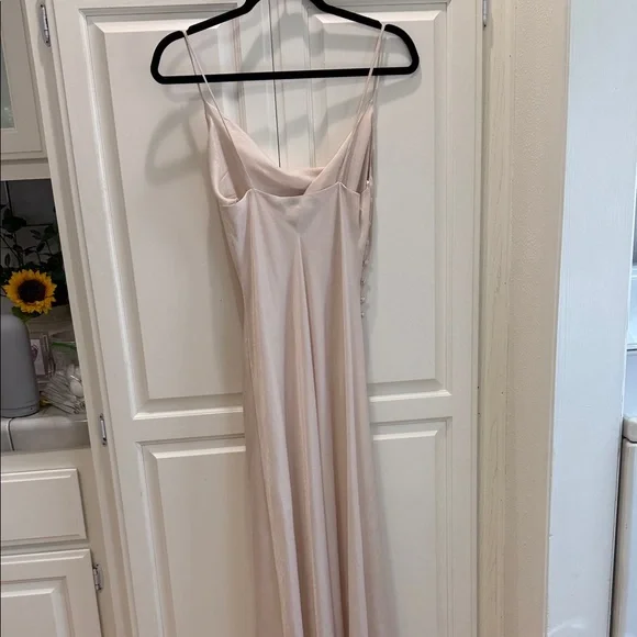 Zara Slip Dress in Light Blush - Picture 4 of 4